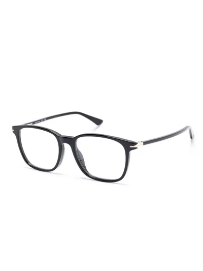 Shop Montblanc Square-frame Glasses In Black