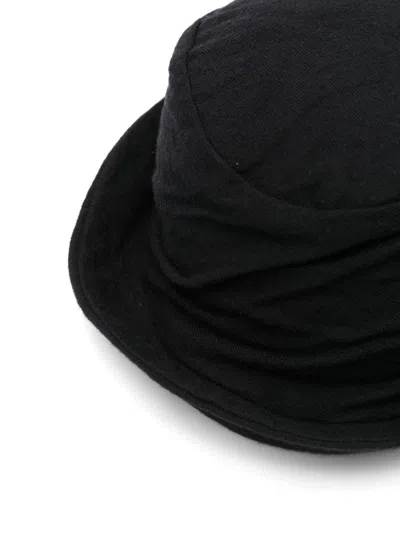 Forme D'expression Canvas Bucket Hat In Schwarz