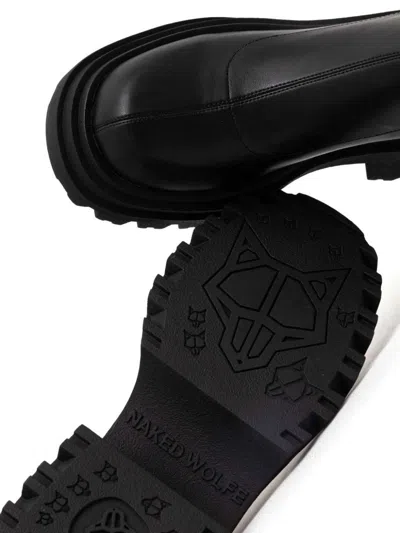 Naked Wolfe Scar Stretch Platform Boot In Schwarz