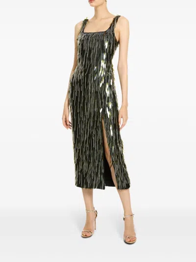 Ilta Verna Embellished Evening Dress In Grün