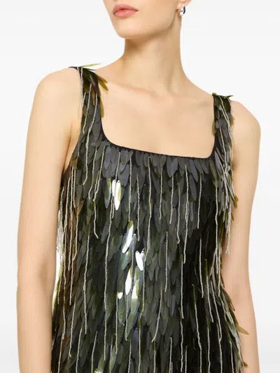 Ilta Verna Embellished Evening Dress In Grün