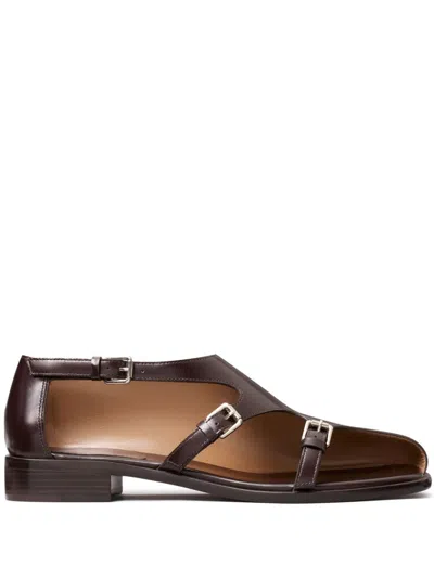 TORY BURCH MULTI-BUCKLE BALLERINA SHOES 