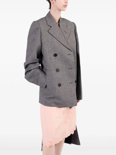 Prada Rock Aus Bestickter Habutai-seide In Rosa