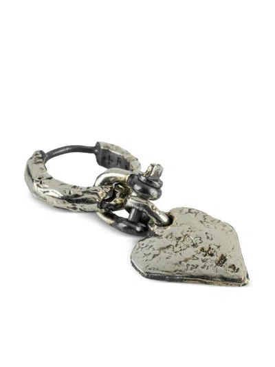 Parts Of Four Jazz's Solid Heart Earring In Silber