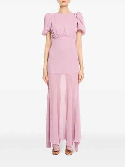 Shop De La Vali Agua Dress In Rosa