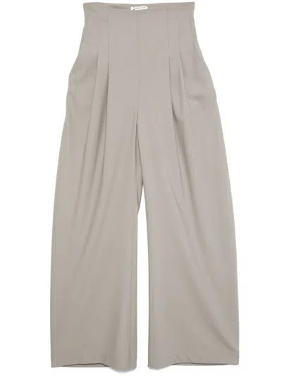 Alessandro Vigilante Pleat-detail Trousers In Nude