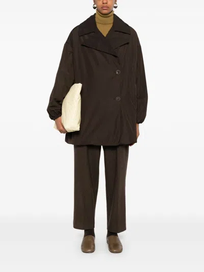 Shop Hevo Manfredonia Coat In Braun