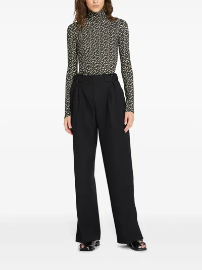 Tory Burch T Monogram Jersey In Schwarz