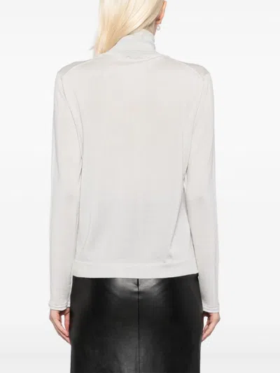 Tom Ford Roll-neck Jumper In Neutrals