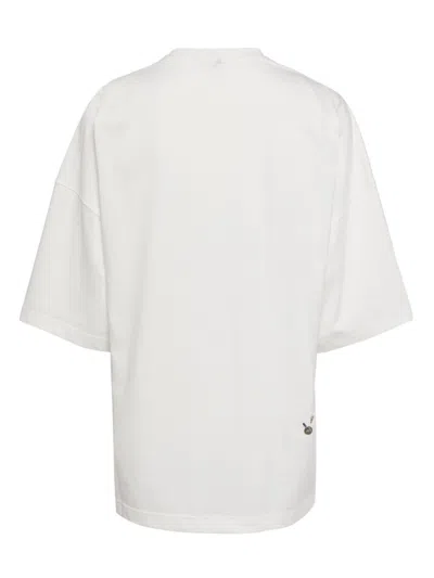 Ader Error Tetraight Embellished T-shirt In Neutrals