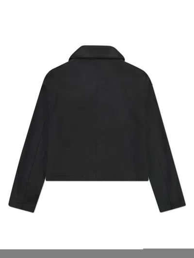 Dl1961 Button-down Jacket In Black