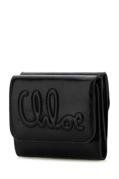 Shop Chloé Wallets In Black