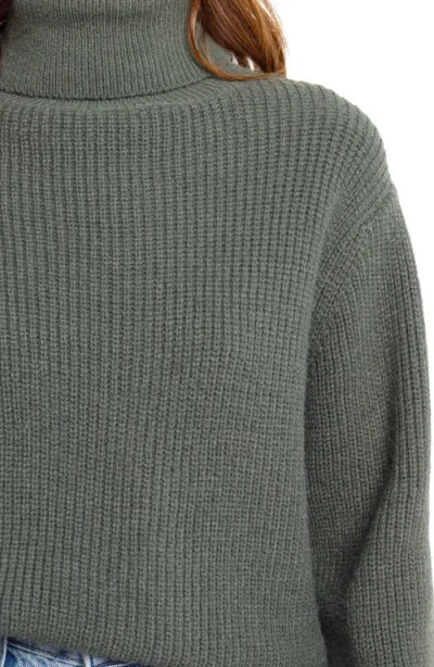 Petal And Pup Petal & Pup Freddie Turtleneck Sweater In Green