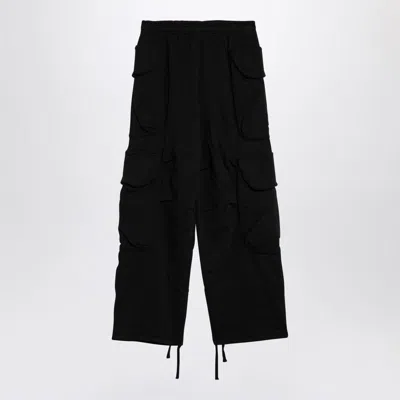 Shop Entire Studios Cargo Trousers In Black