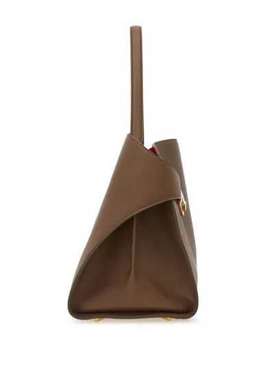 Ferragamo Medium Hug Shoulder Bag In Brown