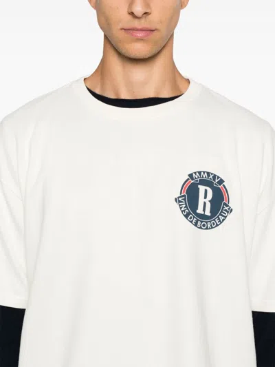 Shop Rhude Graphic-print T-shirt In White