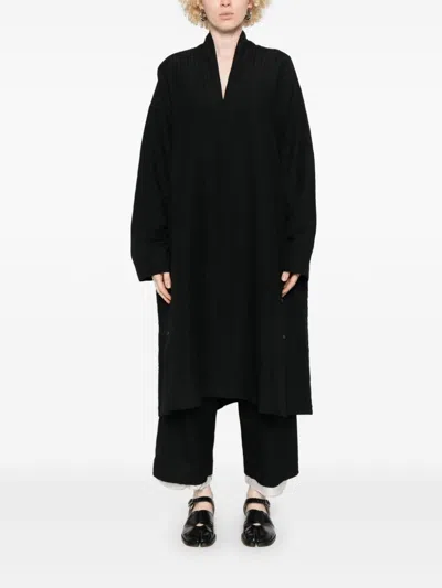 Jan-jan Van Essche Striped Tunic Shirt In Black