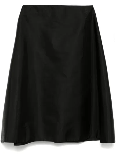 Marni A-line Midi Skirt In Black