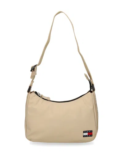 Tommy Jeans Essential Shoulder Bag In Neutrals