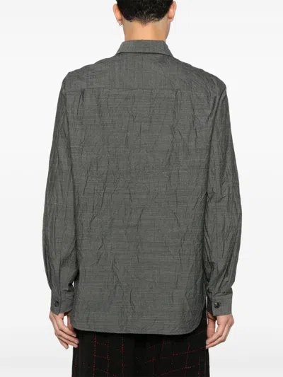 Forme D'expression Crinkled Shirt In Grey