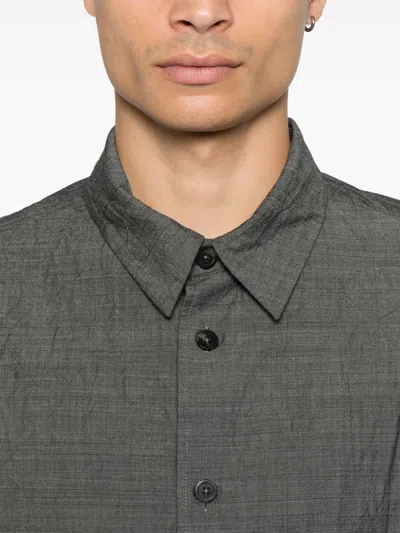 Forme D'expression Crinkled Shirt In Grey