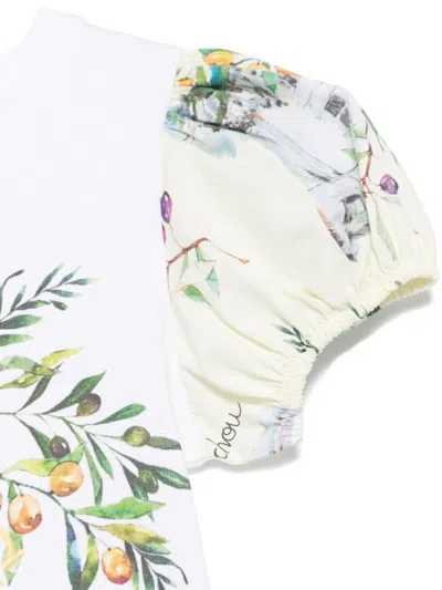 Patachou Printed T-shirt In White