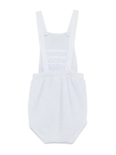 Patachou Knitted Romper In Blue