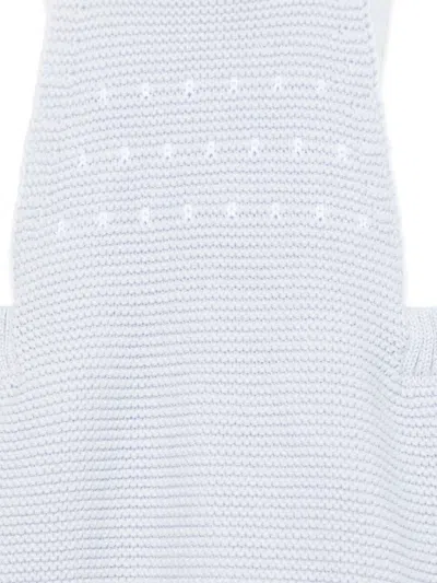 Patachou Knitted Romper In Blue
