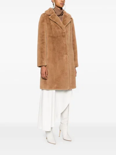 HERNO FAUX-FUR COAT 