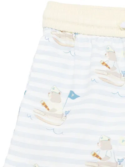 Patachou Pirates-print Swim Shorts In Blue