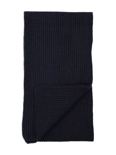 Polo Ralph Lauren Signature Pony Wool Scarf In Blue