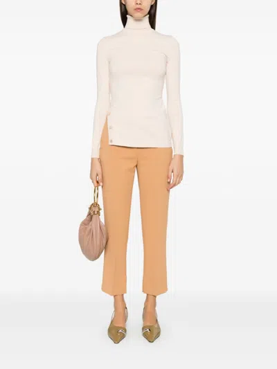 Elisabetta Franchi Stud-detailed Sweater In Pink