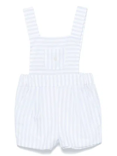 Patachou Striped Romper In Blue