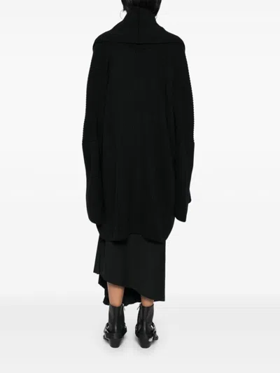 Yohji Yamamoto Layered-design Cardigan In Black