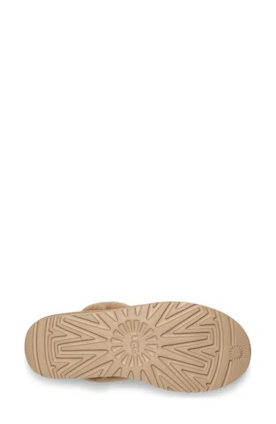 Ugg(r) Classic Ultra Mini Spillseam Genuine Shearling Bootie In Sand