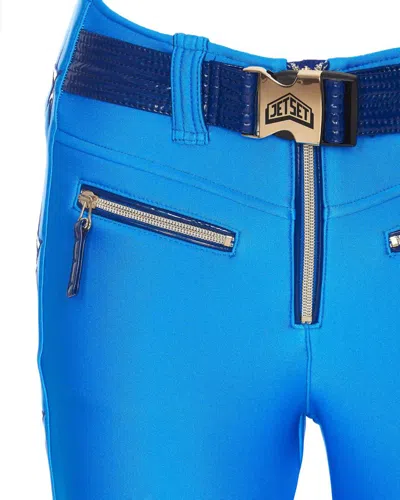 Shop Jet Set Trousers In Blue