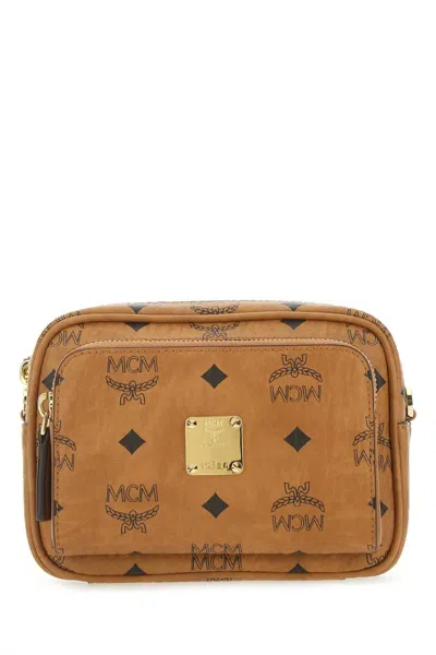Mcm Brown Visetos Crossbody Bag In Brown
