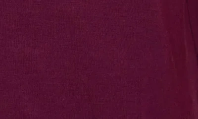 Eberjey Whipstitch Jersey Short Pajamas In Plum/ivory
