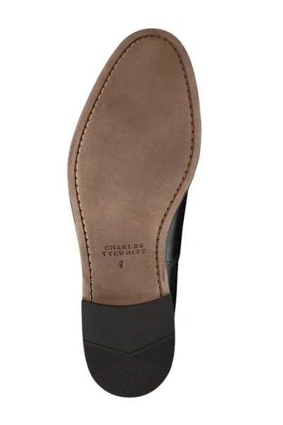 Shop Charles Tyrwhitt Leather Tassel Loafer In Black