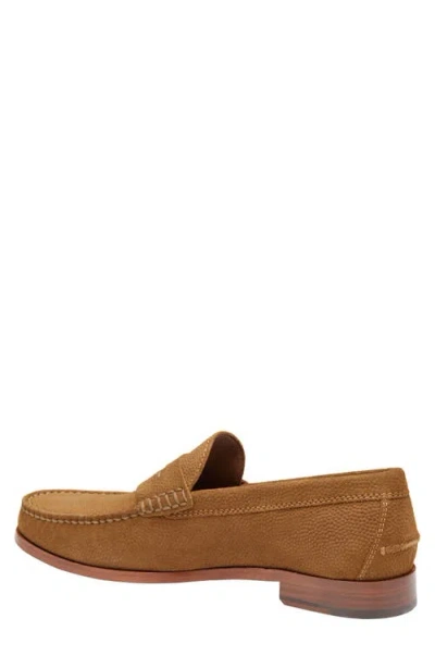 Johnston & Murphy Baldwin Penny Loafer In Snuff English Suede