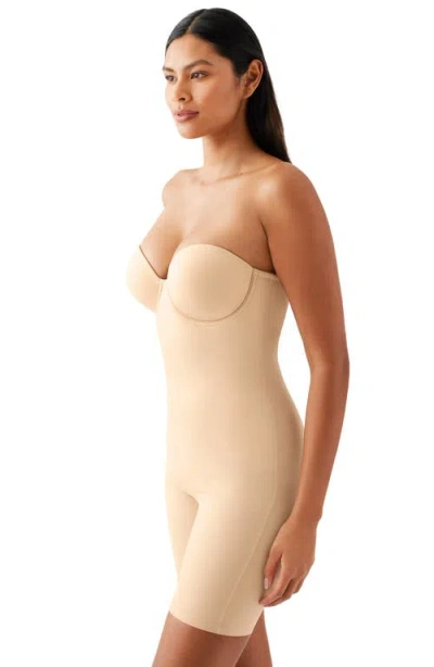 Wacoal Women's Red Carpet Strapless Thigh Shaper 802219 In Sand
