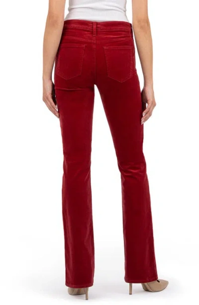 Kut From The Kloth Karen Bootcut Corduroy Pants In Red