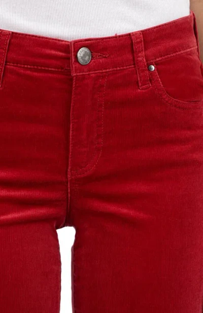 Kut From The Kloth Karen Bootcut Corduroy Pants In Red