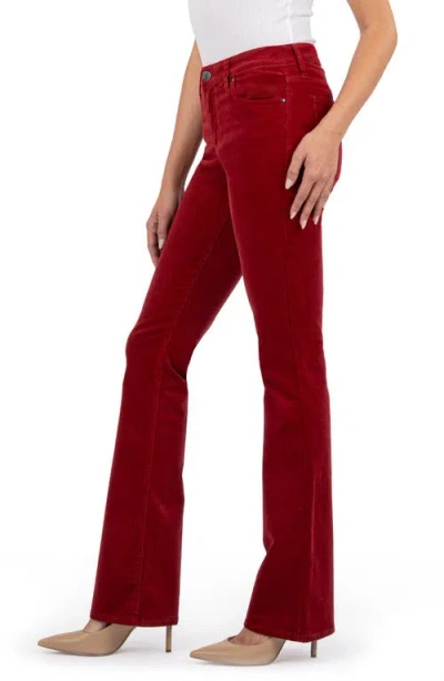 Kut From The Kloth Karen Bootcut Corduroy Pants In Red