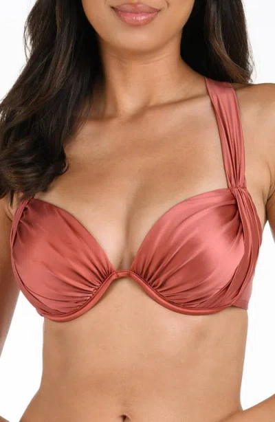 La Blanca Earth Underwire Bikini Top In Sienna