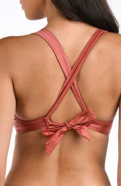 La Blanca Earth Underwire Bikini Top In Sienna