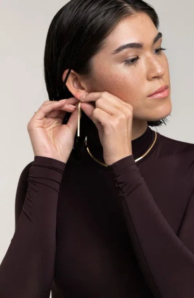 St. Moran Snake Chain Drop Earrings In Gold