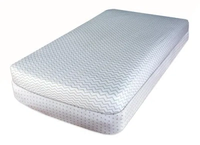 Crib Sheet Set Baby Fitted  2 Pack In Grey Chevron & Polka Dot