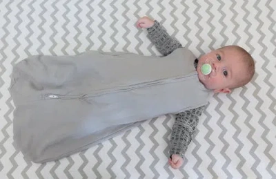 Crib Sheet Set Baby Fitted  2 Pack In Grey Chevron & Polka Dot
