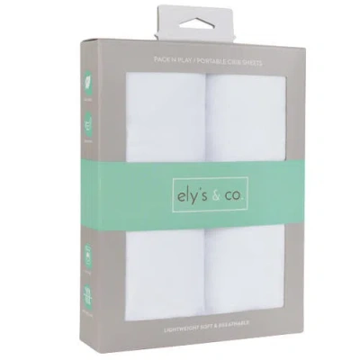 Mini Crib Sheet Baby Fitted Pack N Play In Solid White